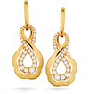 Hearts On Fire Lorelei Gold Infinity Diamond Earrings