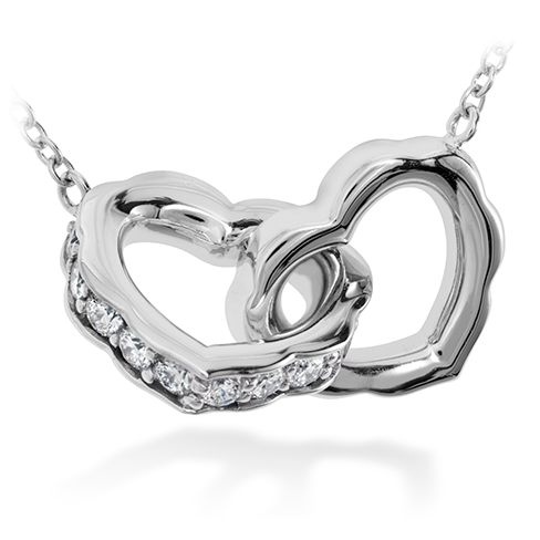 Gift for Daughter, from a Leona mom. Necklace 2 intertwined hearts. Pe –  Regalitos.com