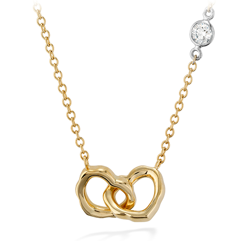 Hearts On Fire Lorelei Interlocking Heart Necklace