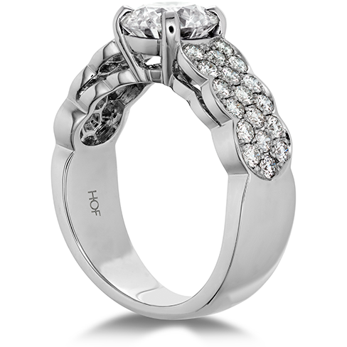 Hearts On Fire Lorelei Pave Diamond Engagement Ring