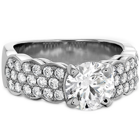 Hearts On Fire Lorelei Pave Diamond Engagement Ring