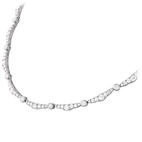 Hearts On Fire Lorelei Ribbon Diamond Line Necklace