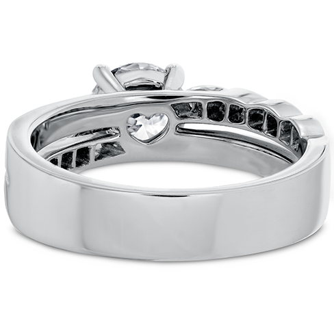 Hearts On Fire Lorelei Single Cross Over Diamond Engagement Ring