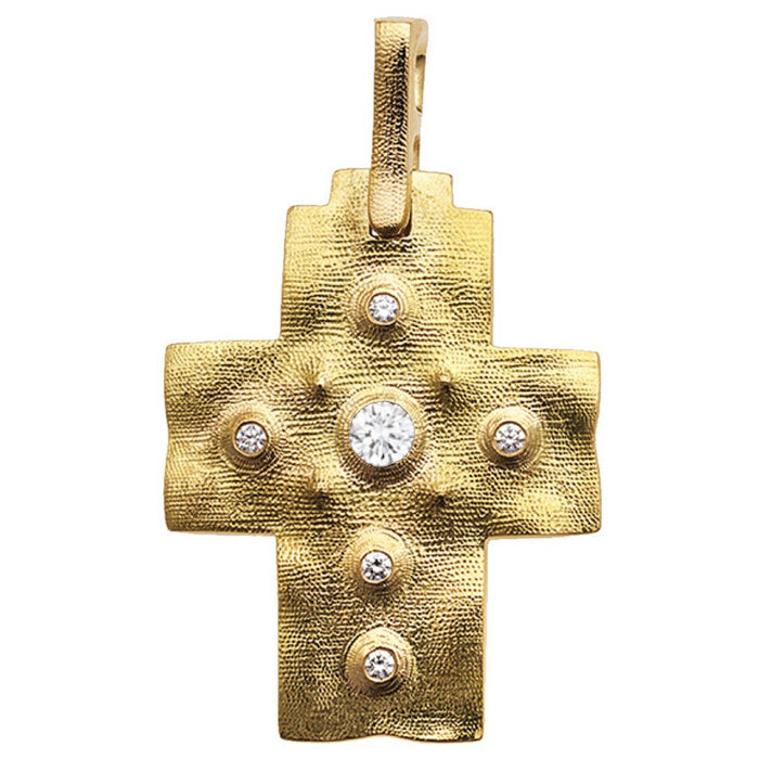 Alex Sepkus Raised Cross Pendant Necklace - M-100D