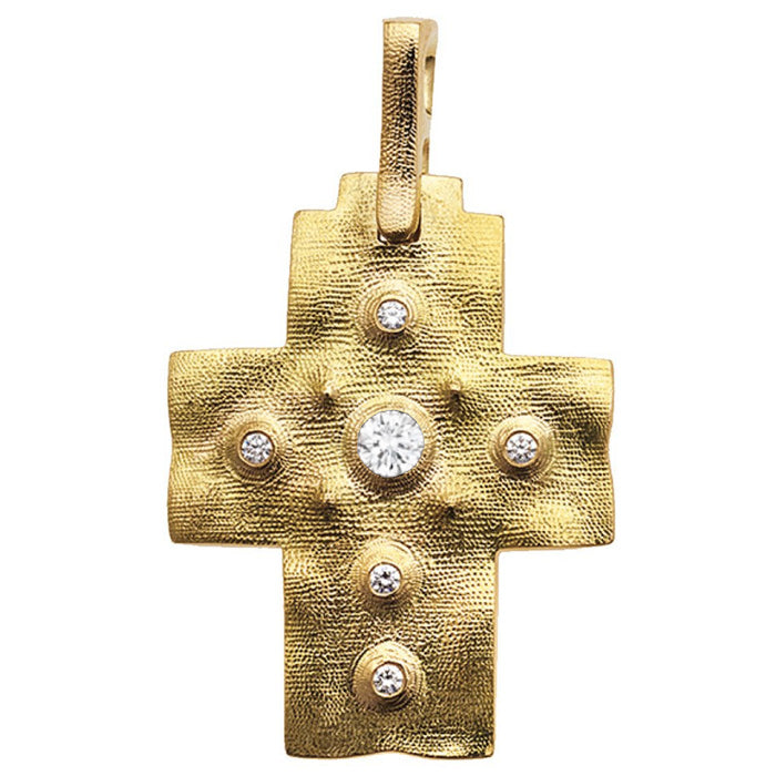 Alex Sepkus Raised Cross Pendant Necklace