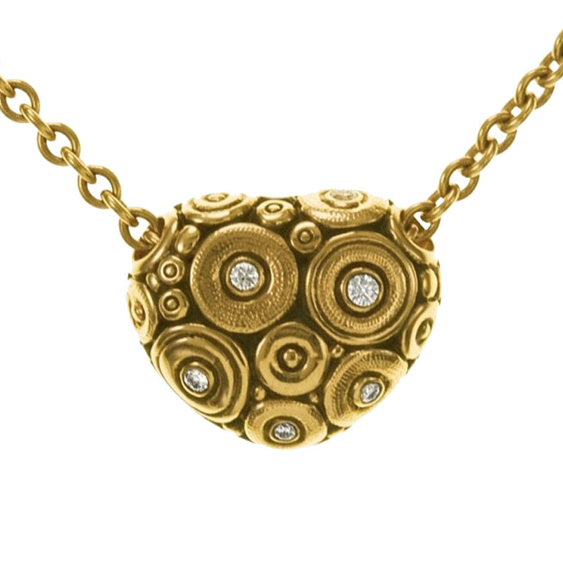 Alex Sepkus Heart Shaped Pendant Necklace - M-22R15R