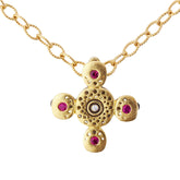 Alex Sepkus Circle Cross Pendant Necklace - M-26SR