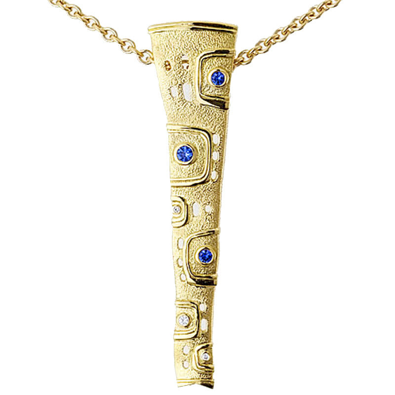 Alex Sepkus Ribbon Pendant Necklace - M-32S