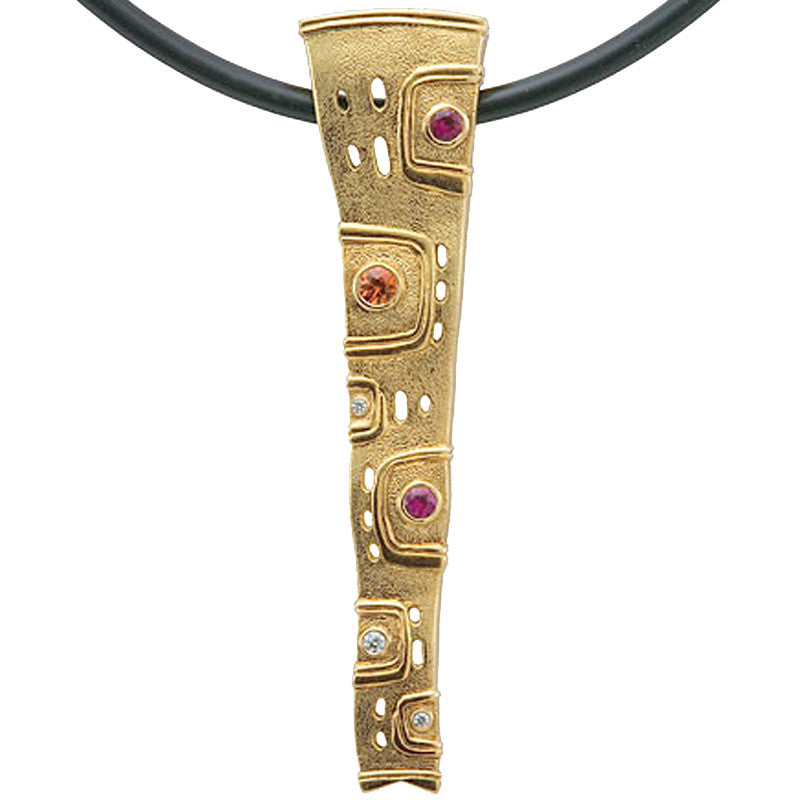 Alex Sepkus Ribbon Pendant Necklace - M-32SR
