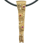 Alex Sepkus Ribbon Pendant Necklace - M-32SR
