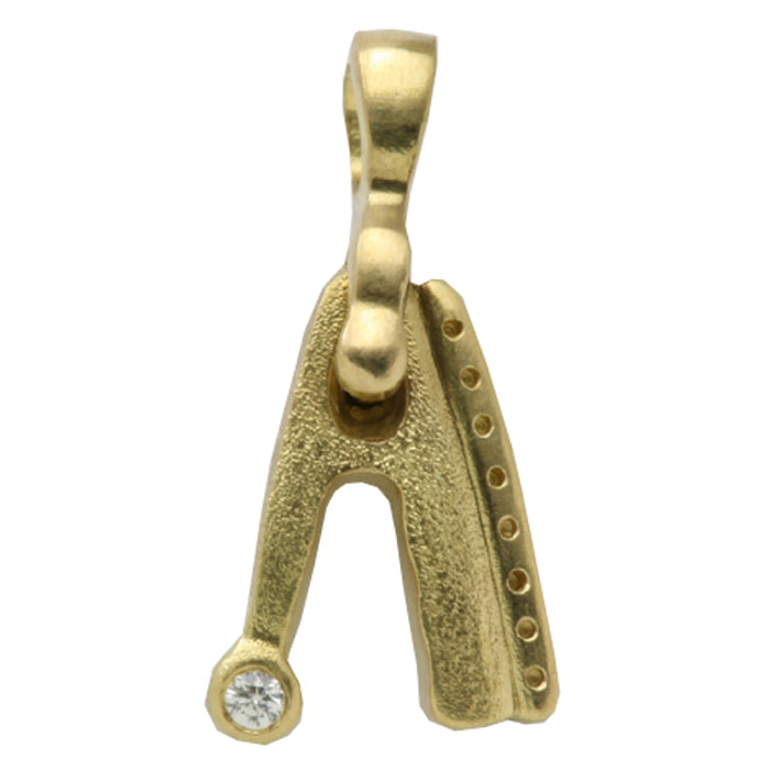 Alex Sepkus Letter A Pendant Necklace with Bail