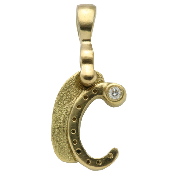 Alex Sepkus Letter C Pendant Necklace with Bail