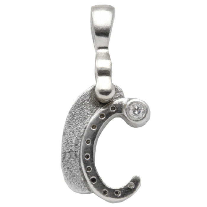 Alex Sepkus Letter C Pendant Necklace with Bail