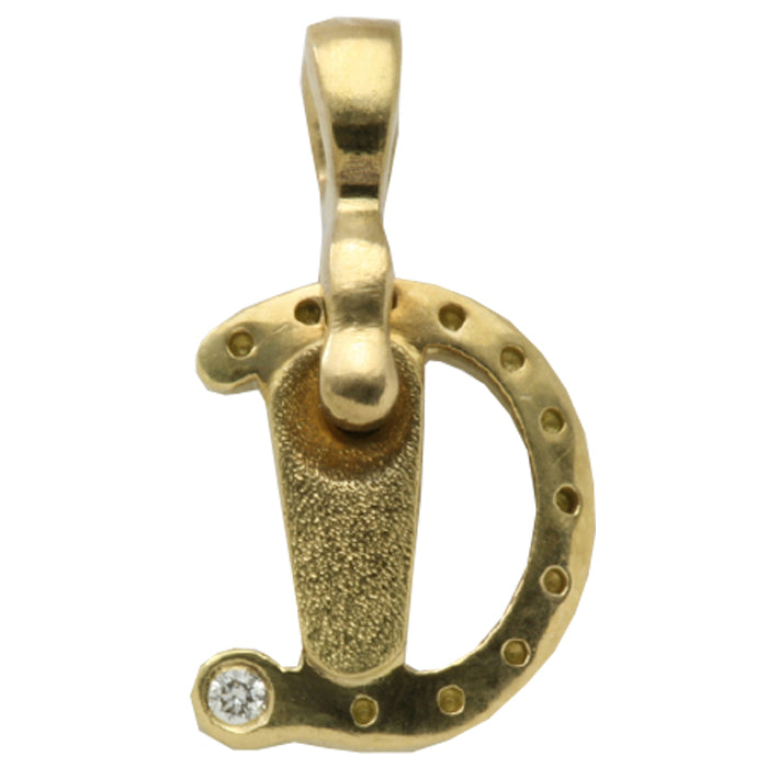 Alex Sepkus Letter D Pendant Necklace with Bail