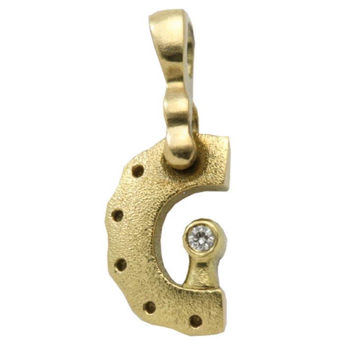 Alex Sepkus Letter G Pendant Necklace with Bail