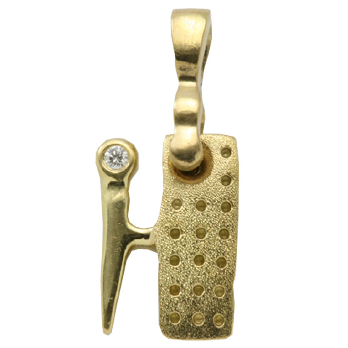 Alex Sepkus Letter H Pendant Necklace with Bail