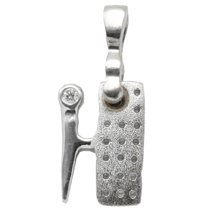 Alex Sepkus Letter H Pendant Necklace with Bail