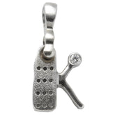 Alex Sepkus Letter K Pendant Necklace with Bail