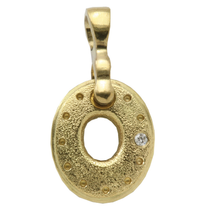 Alex Sepkus Letter O Pendant Necklace with Bail