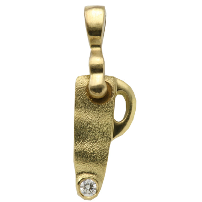 Alex Sepkus Letter P Pendant Necklace with Bail