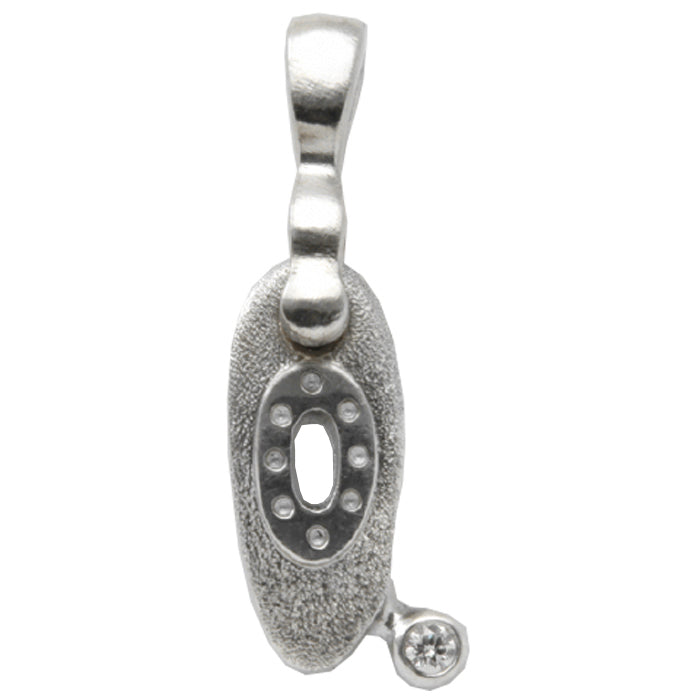 Alex Sepkus Letter Q Pendant Necklace with Bail