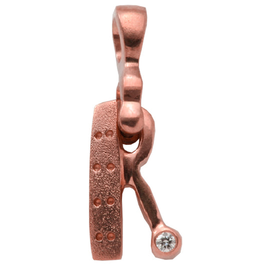 Alex Sepkus Letter R Pendant Necklace with Bail - M-RR