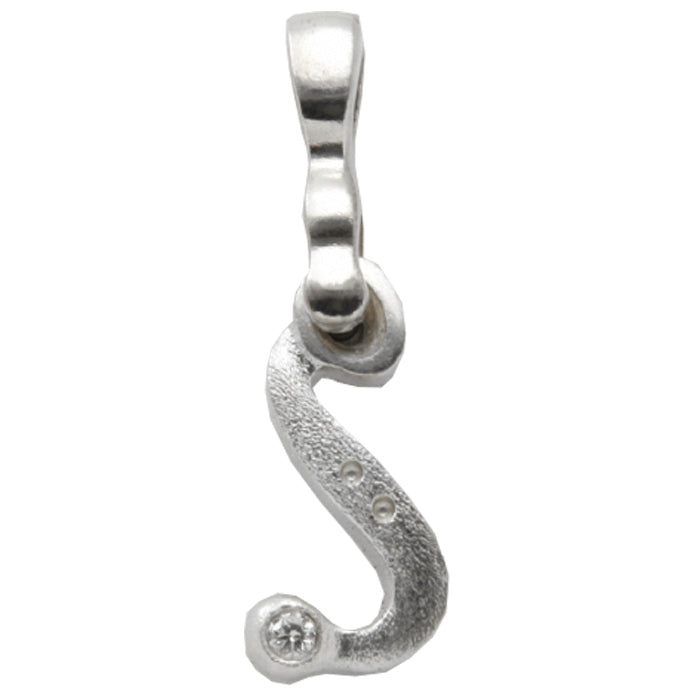 Alex Sepkus Letter S Pendant Necklace with Bail