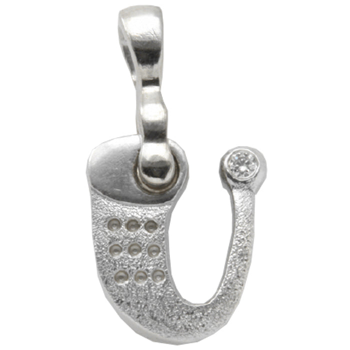 Alex Sepkus Letter U Pendant Necklace with Bail
