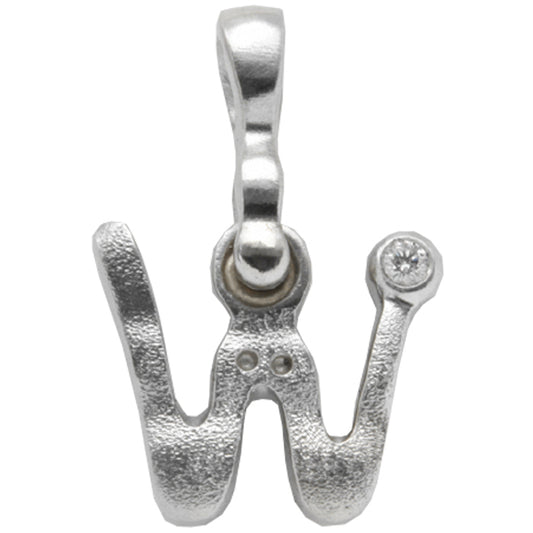 Alex Sepkus Letter W Pendant Necklace with Bail