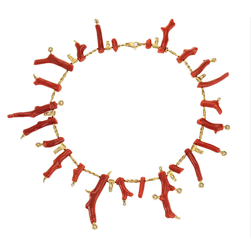 Alex Sepkus Red Coral Necklace - N-42-1