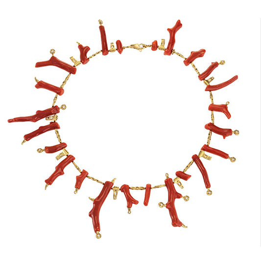 Alex Sepkus Red Coral Necklace - N-42-1