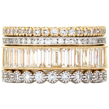 Mariposa Stackable Grace Diamond Stack Ring Set