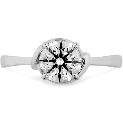 Hearts On Fire Optima Solitaire Diamond Engagement Ring