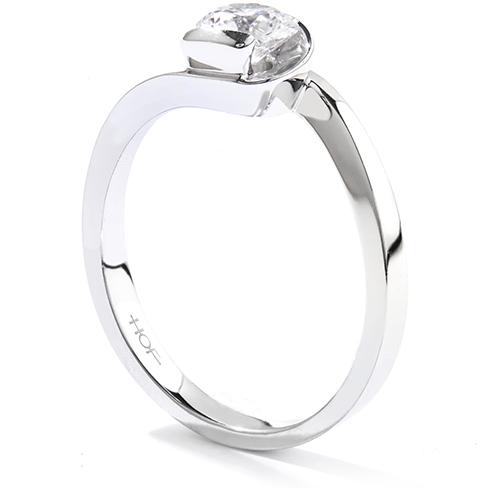 Hearts On Fire Purely Bridal Rose Solitaire Engagement Ring