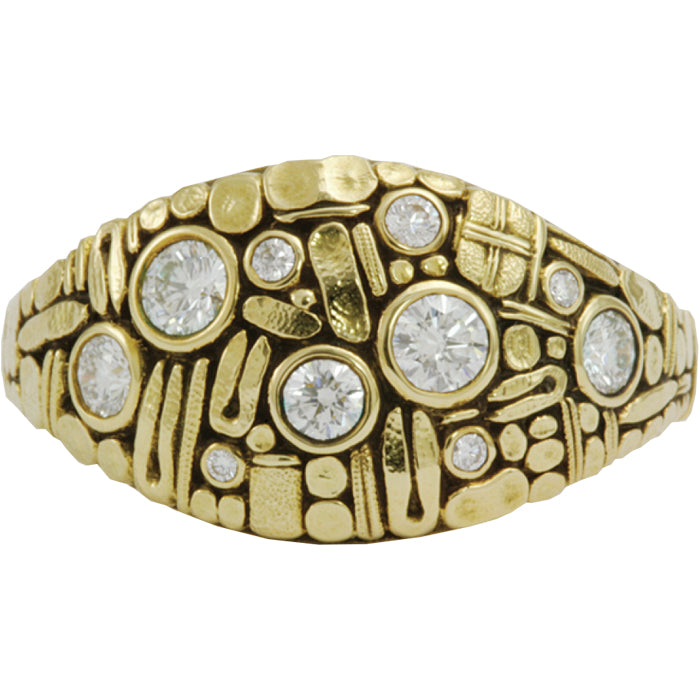 Alex Sepkus Curious Characters Dome Ring - R-146D