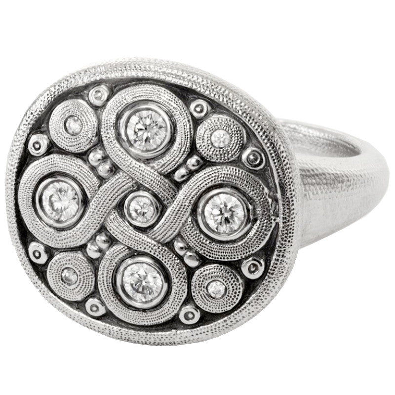 Alex Sepkus Celtic Spring Dome Ring