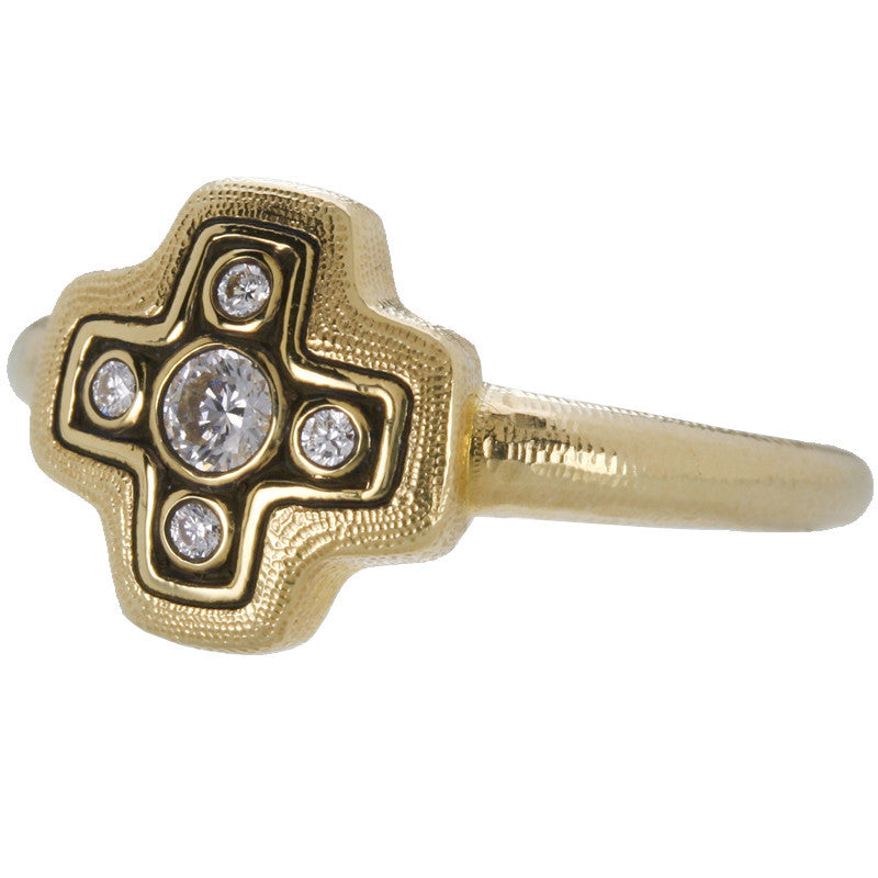 Alex Sepkus Little Cross Dome Ring