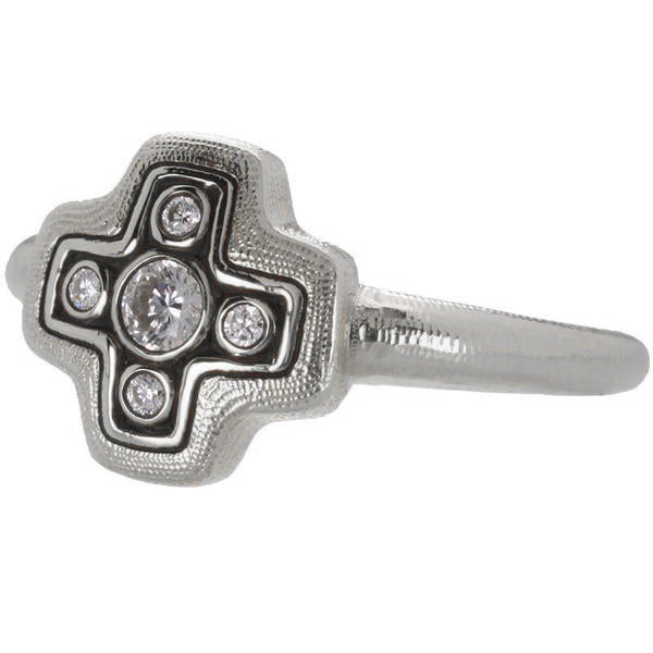 Alex Sepkus Little Cross Dome Ring - R-162PD