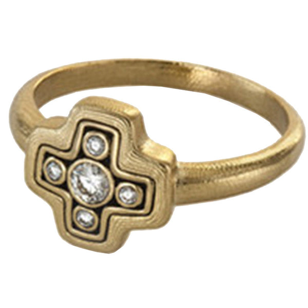 Alex Sepkus Little Cross Dome Large Ring - R-162RA