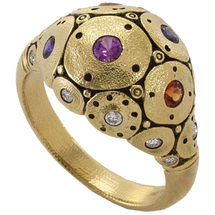Alex Sepkus Water Lillies Dome Ring
