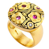 Alex Sepkus Summer Flowers Dome Large Ring - R-190SPA