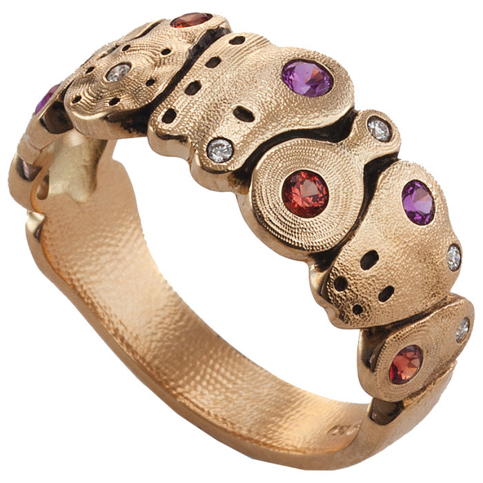 Alex Sepkus Amy's Flowers Dome Ring