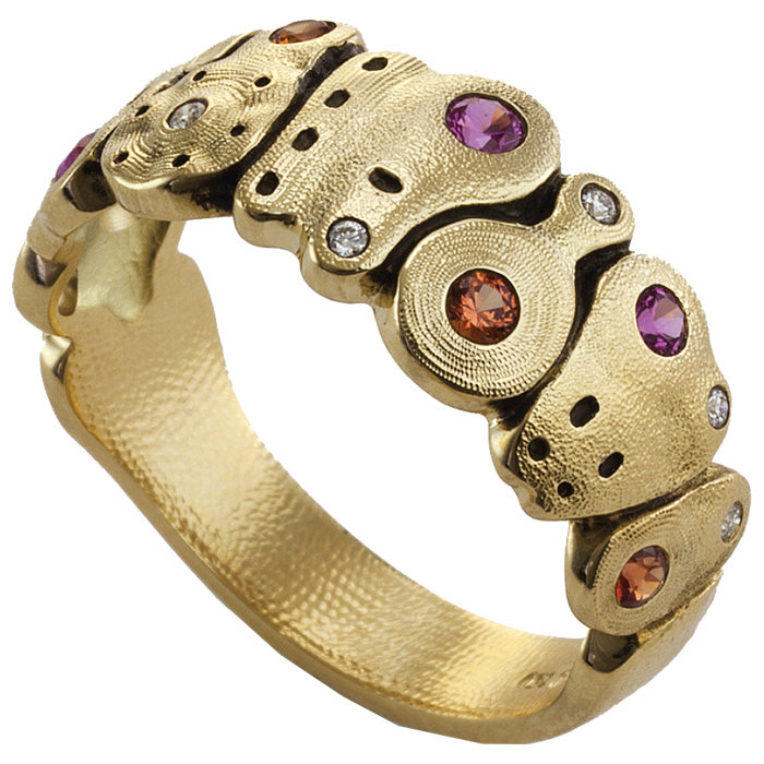 Alex Sepkus Amy's Flowers Dome Ring