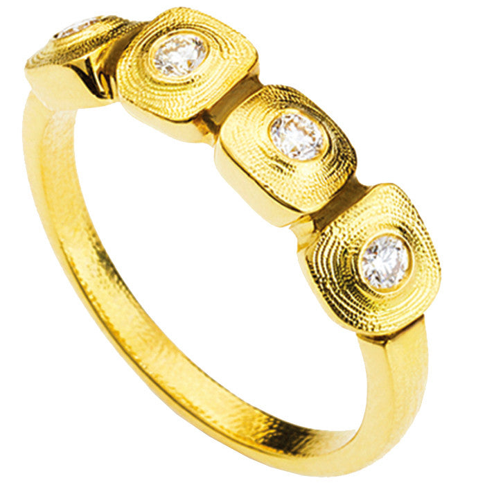 Alex Sepkus Dancing Squares Large Ring Collection