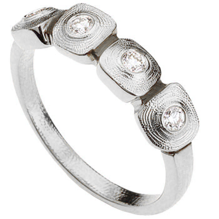 Alex Sepkus Dancing Squares Large Ring Collection