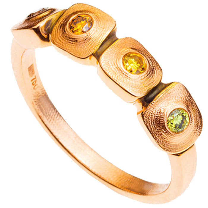 Alex Sepkus Dancing Squares Large Ring Collection