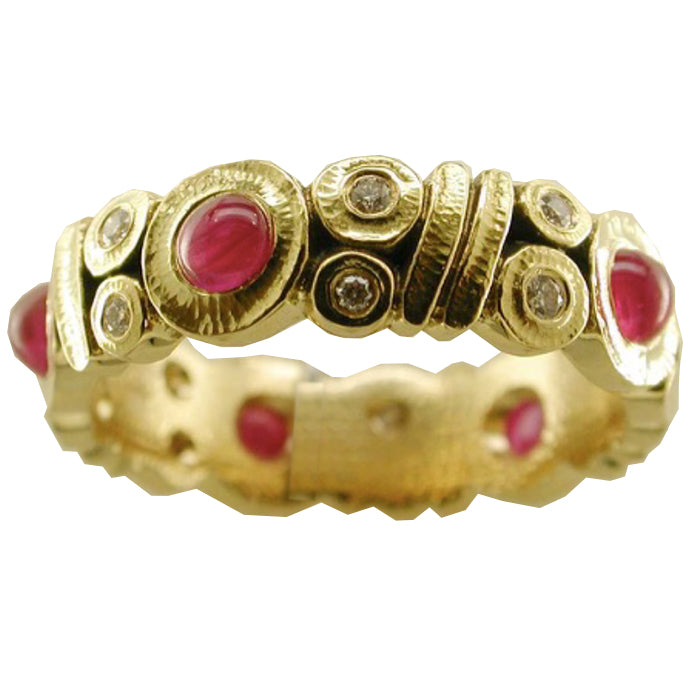 Alex Sepkus Crowned Circle Ring - R-45