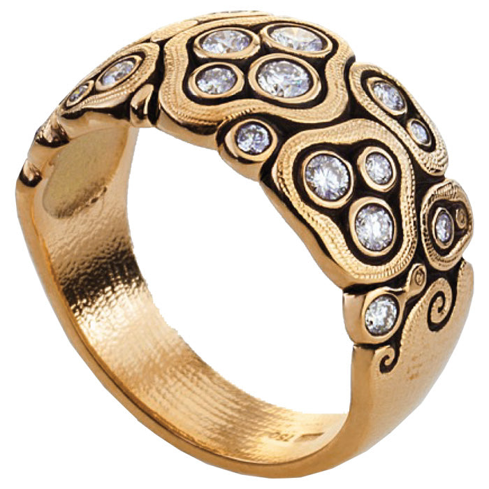 Alex Sepkus Swirling Water Dome Ring