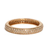 Mariposa Stackable 18k White Diamond Pave Tire Band