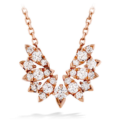 Hearts On Fire White Kites Small Bird Diamond Necklace